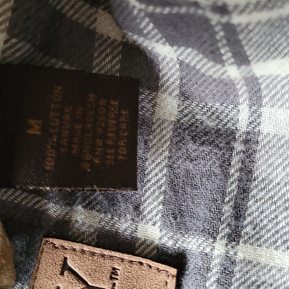 BigSky Outfitters canvas flannel shirt szM - Picture 5 of 7
